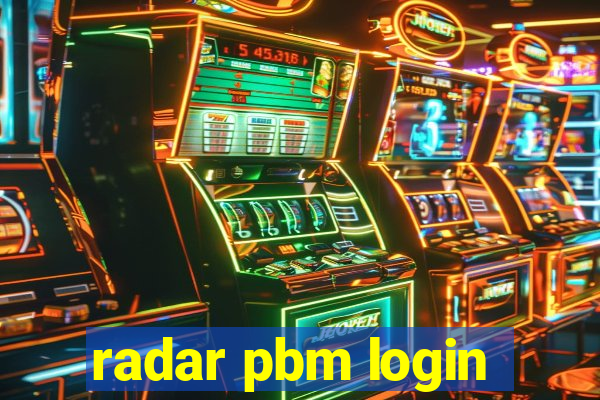 radar pbm login